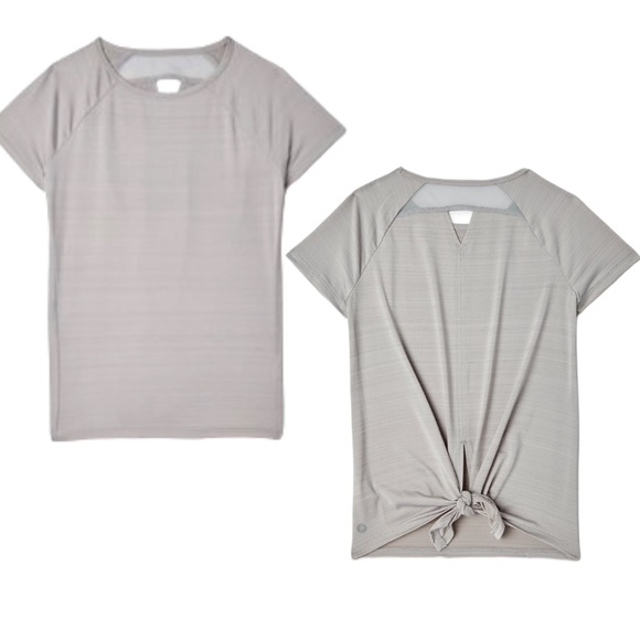 Avia Other - Nwt Avia Girls activewear T- shirt Tie & keyhole back pullover crew Athletic*